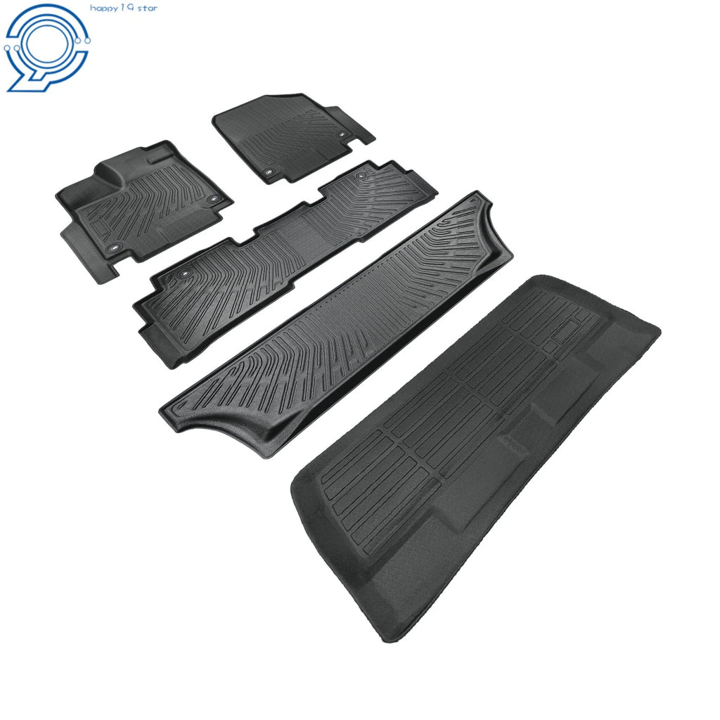 Set of 4 All Weather TPE Floor Mats for Honda Odyssey (2018–2026)