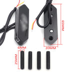 LED Mirror Block Off Base Plate for Kawasaki Ninja ZX-6R (2013–2018), Ninja 250 (2013–2020)