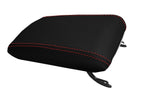 Carbon Fiber Console Lid Cover for Mitsubishi Eclipse (1995–1999) Red Stitch