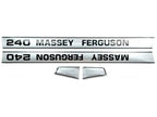Bonnet Decal Set for Massey Ferguson 240