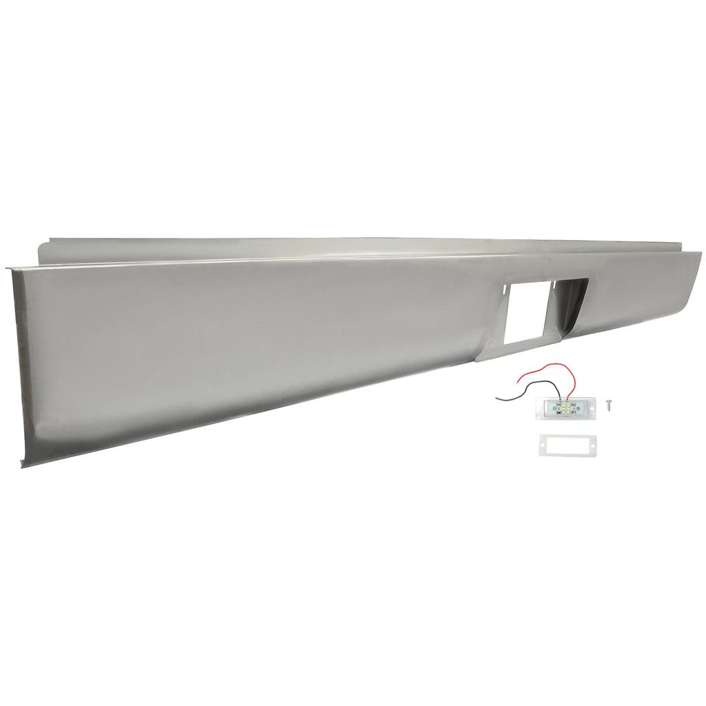 Steel Roll Pan License Plate Holder Light for Dodge D100 D150 D250 (1972–1993)