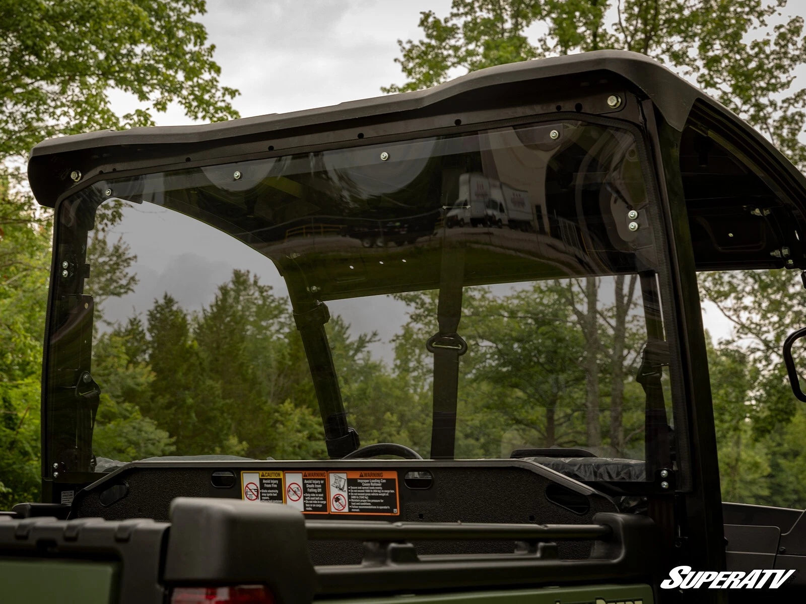 Heavy Duty Rear Windshield for John Deere Gator 835/865 (2018+)