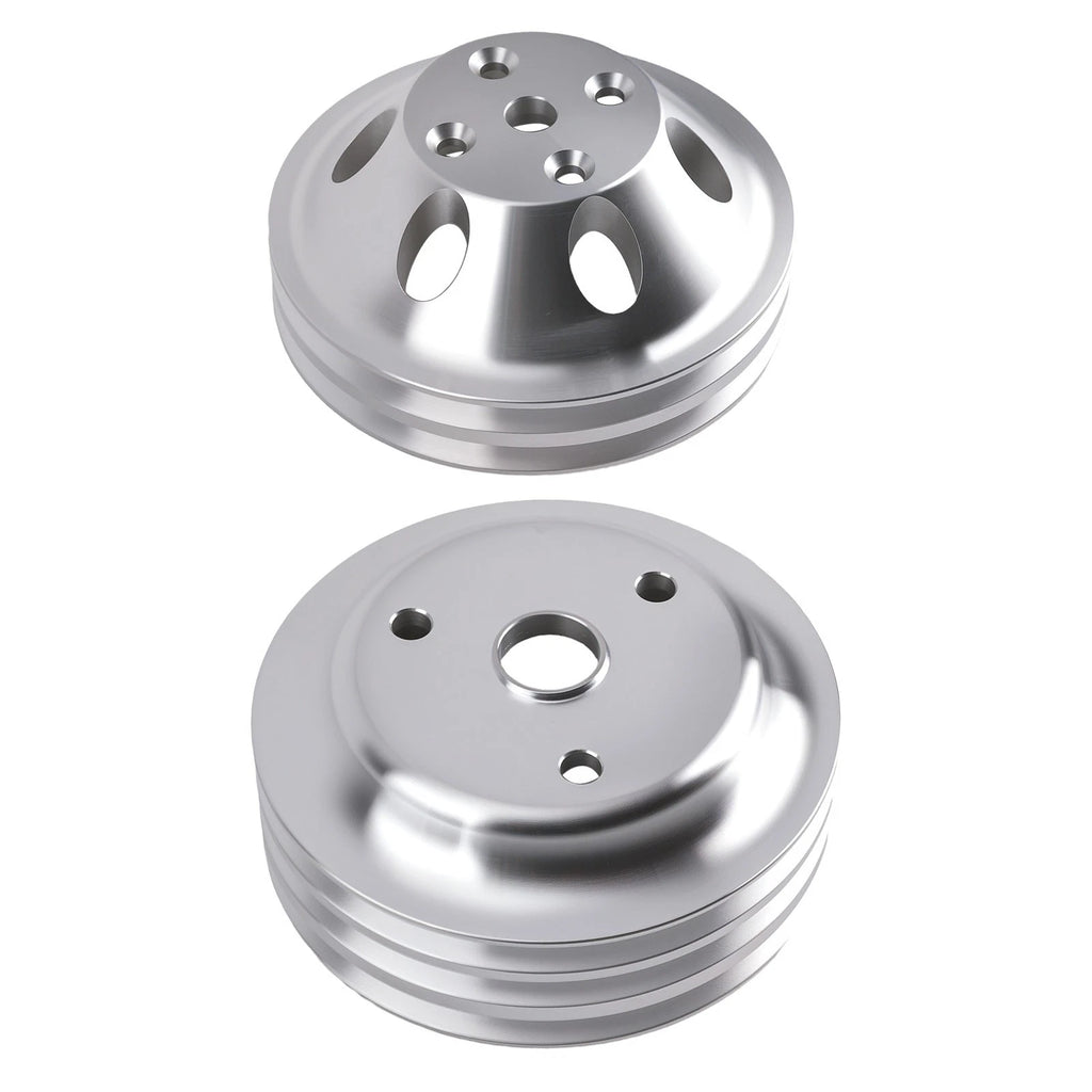 2&3 Groove Pulley for Chevrolet SB 265–400 (1960–1969) Aluminum Long Pump Kit