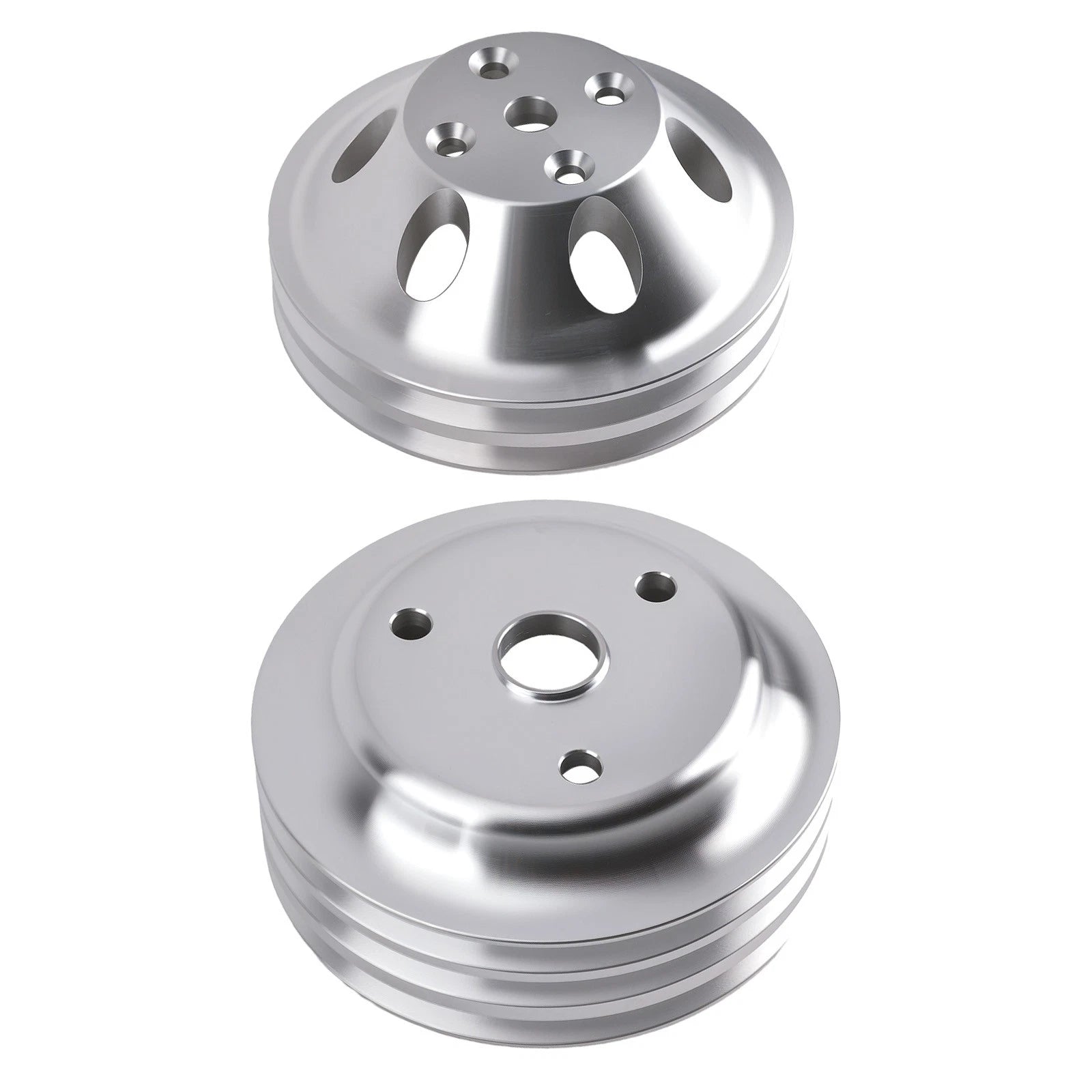 2&3 Groove Pulley for Chevrolet SB 265–400 (1960–1969) Aluminum Long Pump Kit