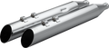 KHROME WERKS HP-Plus Slip-On Mufflers for Trike/Twin Cam (Chrome)