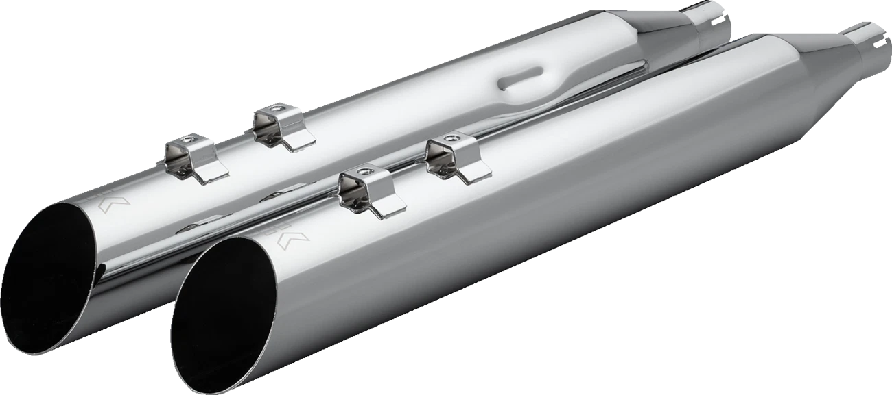 KHROME WERKS HP-Plus Slip-On Mufflers for Trike/Twin Cam (Chrome)