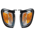 Pair Black Borders Corner Turn Signals for Toyota Tacoma (2001–2004)