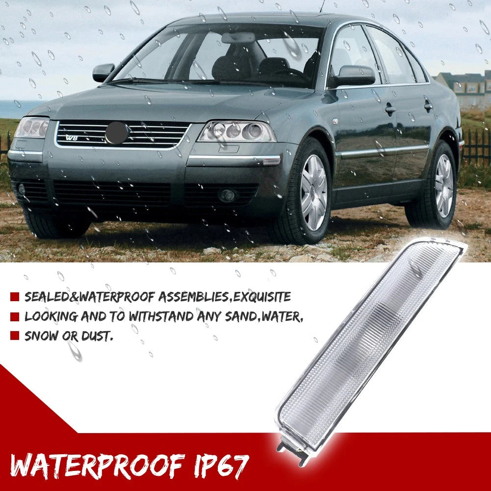 Set of 4 Clear Side Marker Lights for VW Passat (2001–2005)