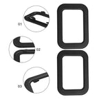 2x Interior Door Handle Cover Trim Bezel for BMW E30 E28 E24 E23 (1976–1995)