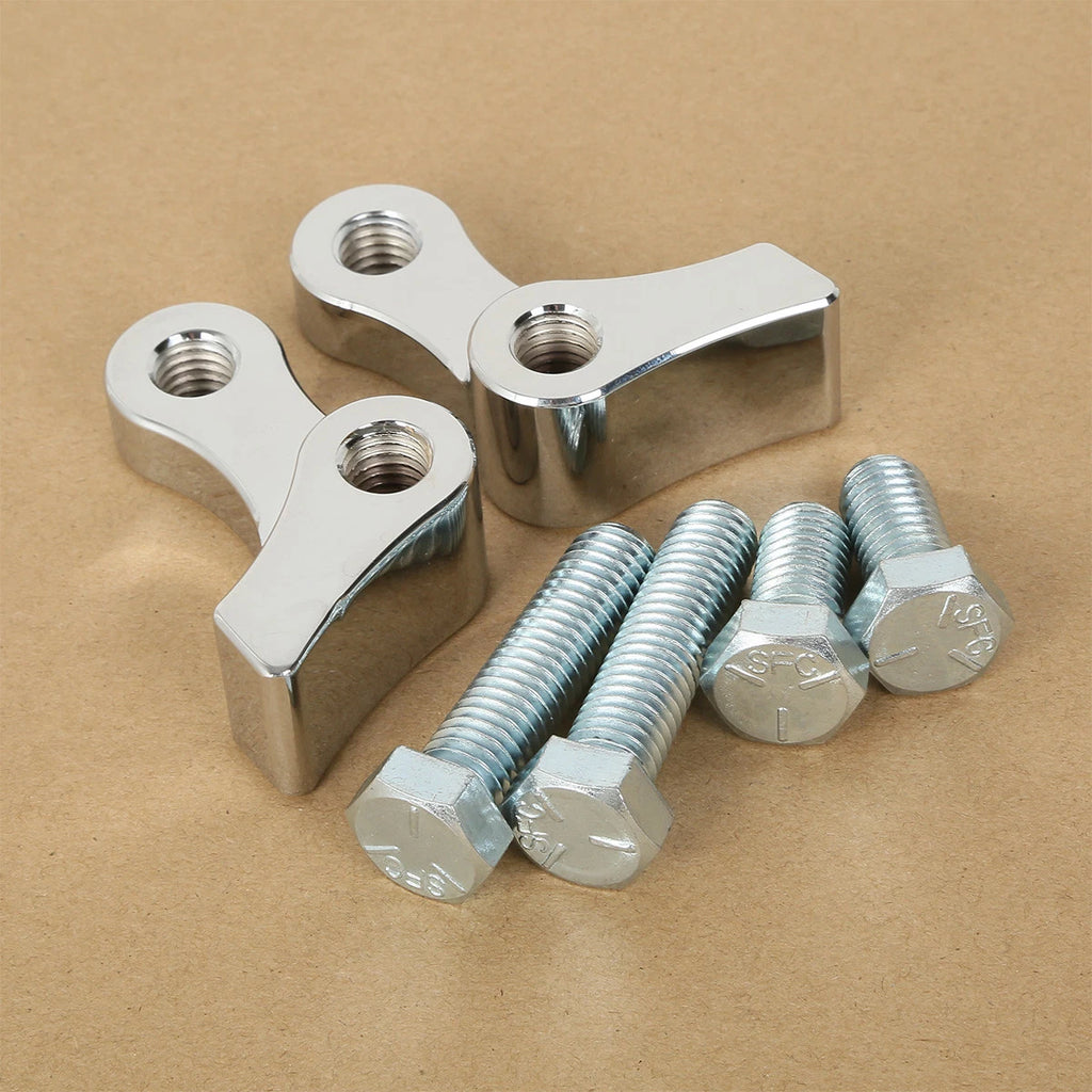 Chrome 1" Adjustable Lowering Kit for Harley Dyna Super Wide Glide (1995–2005)