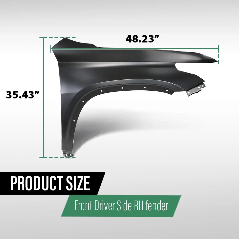 Front Right Fender for Chevrolet Traverse (2018–2023)