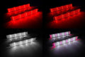 Clear Lens Rear Bumper Reflector Brake Light for Cadillac CTS / GMC Acadia