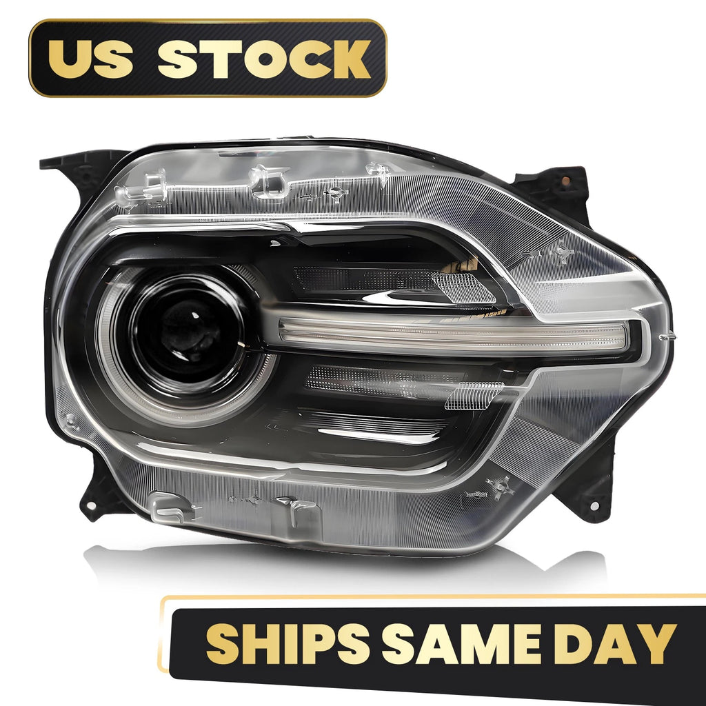 Full LED Headlight for Ford Bronco Sport (2021–2026) w/LED Halo Right Passenger