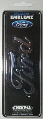 Chrome Powerstroke Emblem Tag for Ford Truck 4x4 (3M Adhesive)