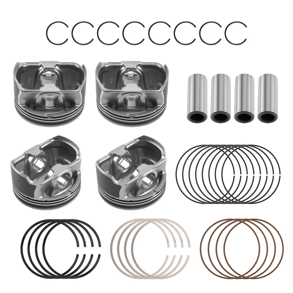 2.4L Engine Pistons & Rings Kit for Kia Sorento, Optima, Hyundai Sonata (2011–2019)