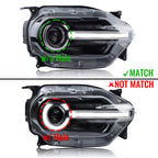 LED Headlight Set for Ford Bronco Sport (2021–2025) w/o LED DRL Halo