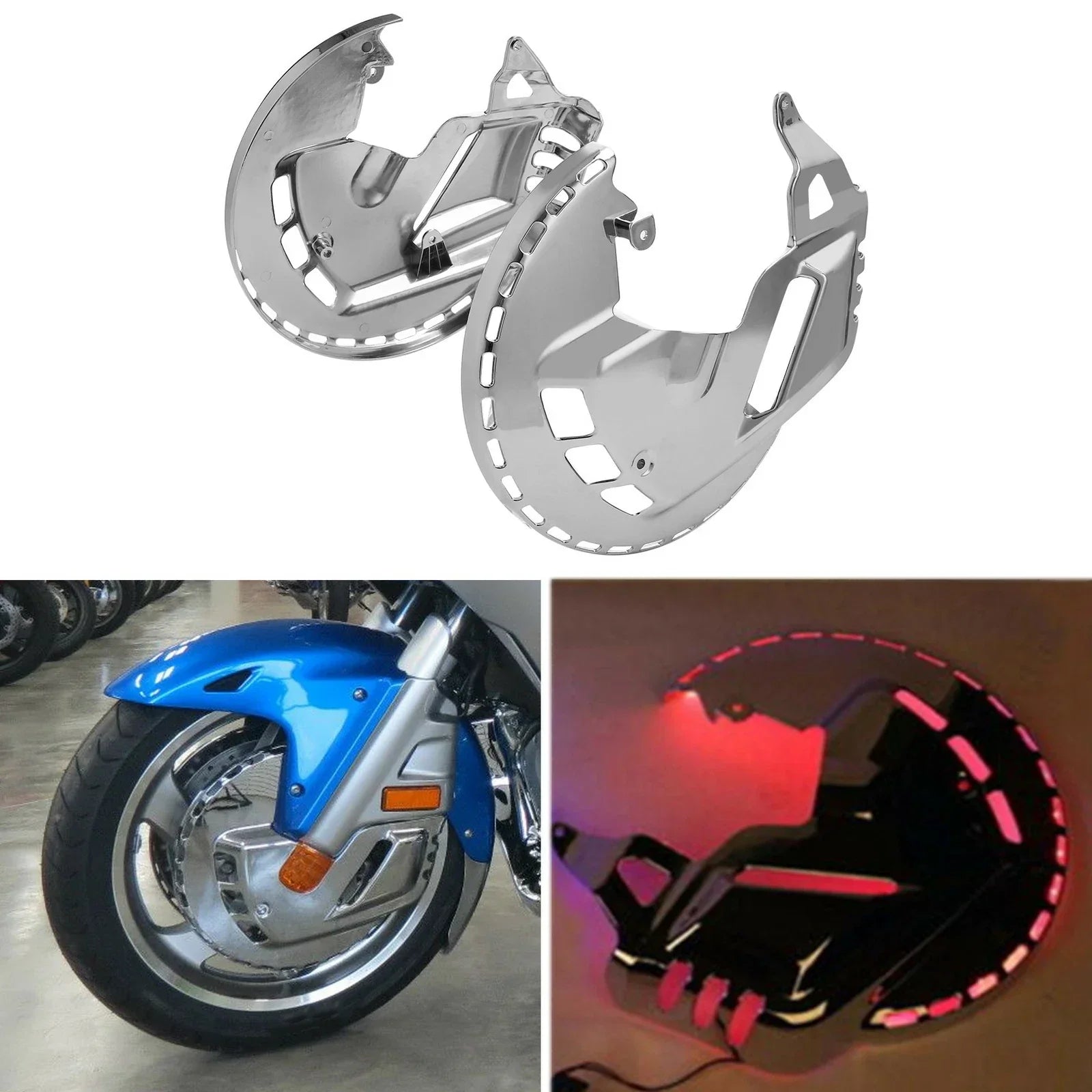Front Ring of Fire Brake Disc Rotor Covers for Honda Goldwing 1800 (2001-2017)