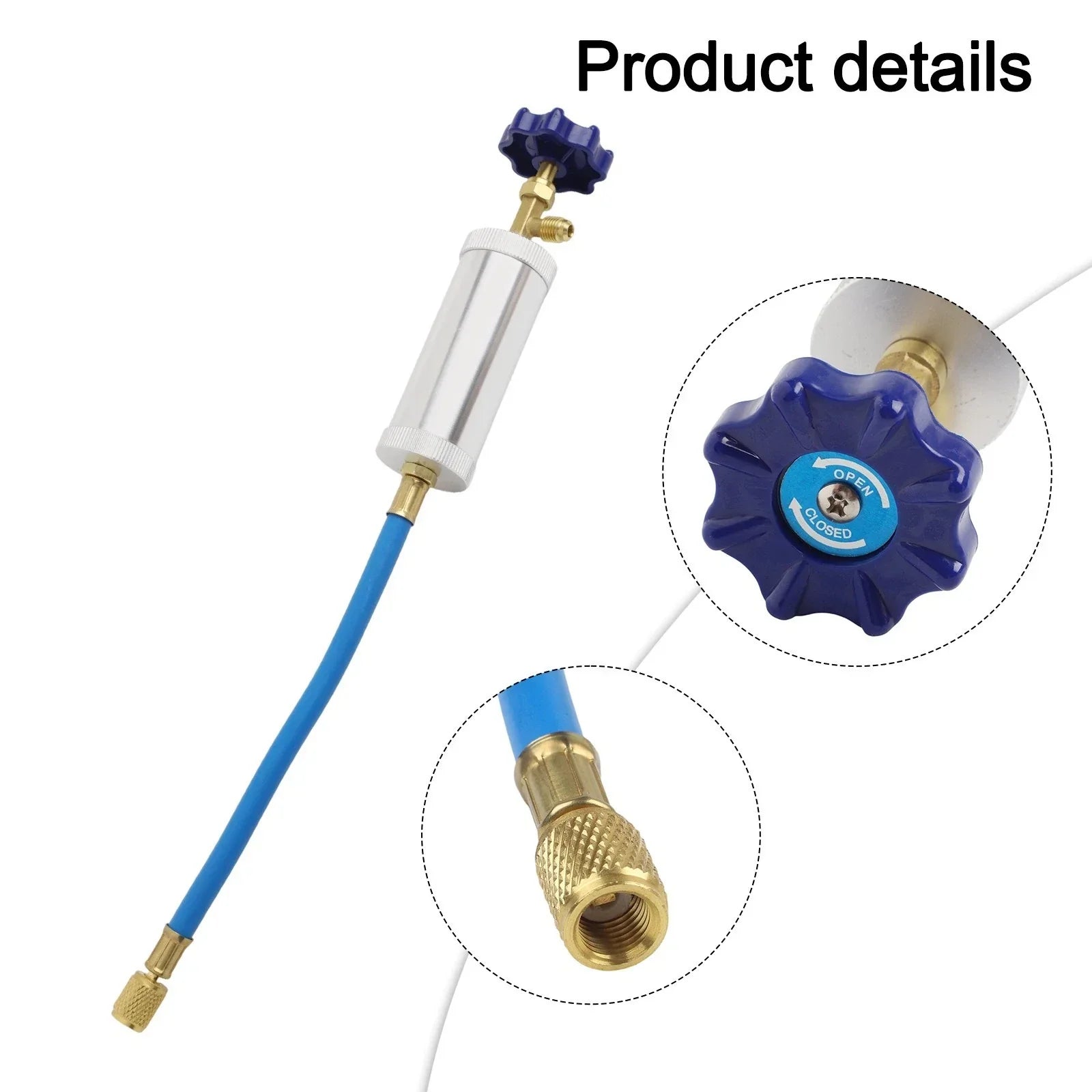 Oil Injection Tool / 2oz / High Pressure for R134A/R12 AC Systems