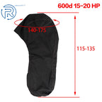 Outboard Engine Cover for Motor Boat 6-225HP Waterproof 600 Black