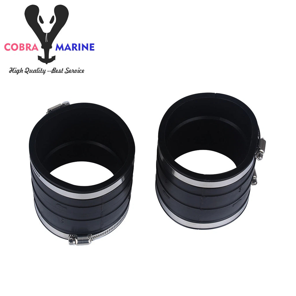 Exhaust Hose Bellows for OMC Volvo Penta 4.3 5.0 5.7 (Upper Lower Rubber)