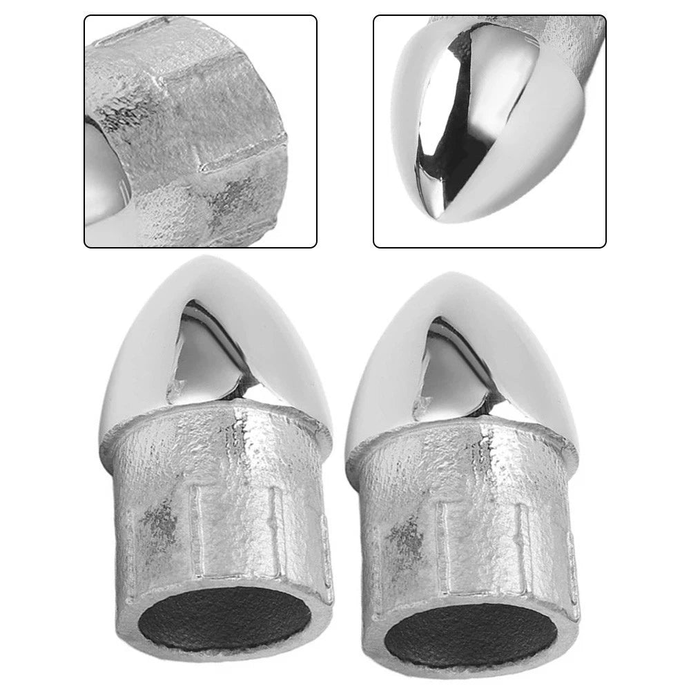 2pcs Stainless Steel Marine Pipe Valve for Boat Setup (22mm, 25mm)