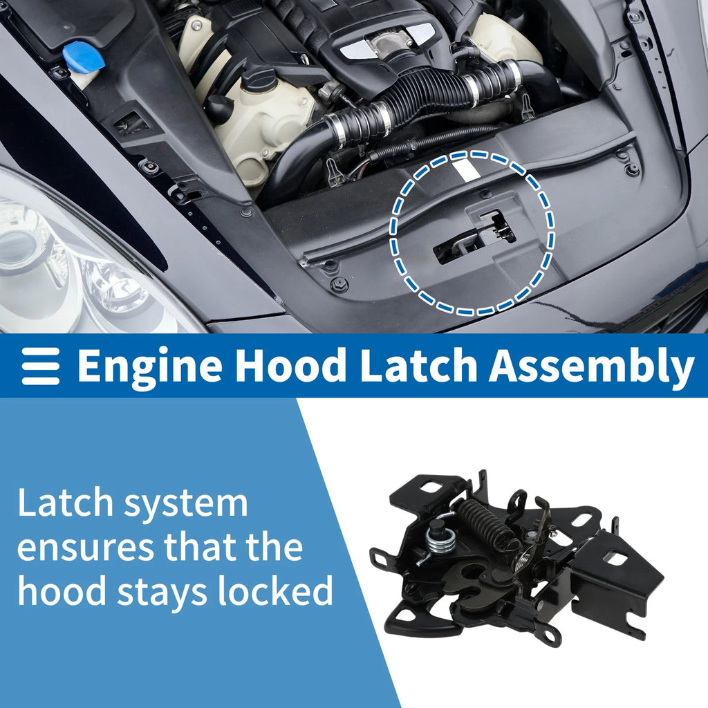 Hood Latch Assembly for Volkswagen Passat (2000–2005) 3B0823509R/3B0823509AB