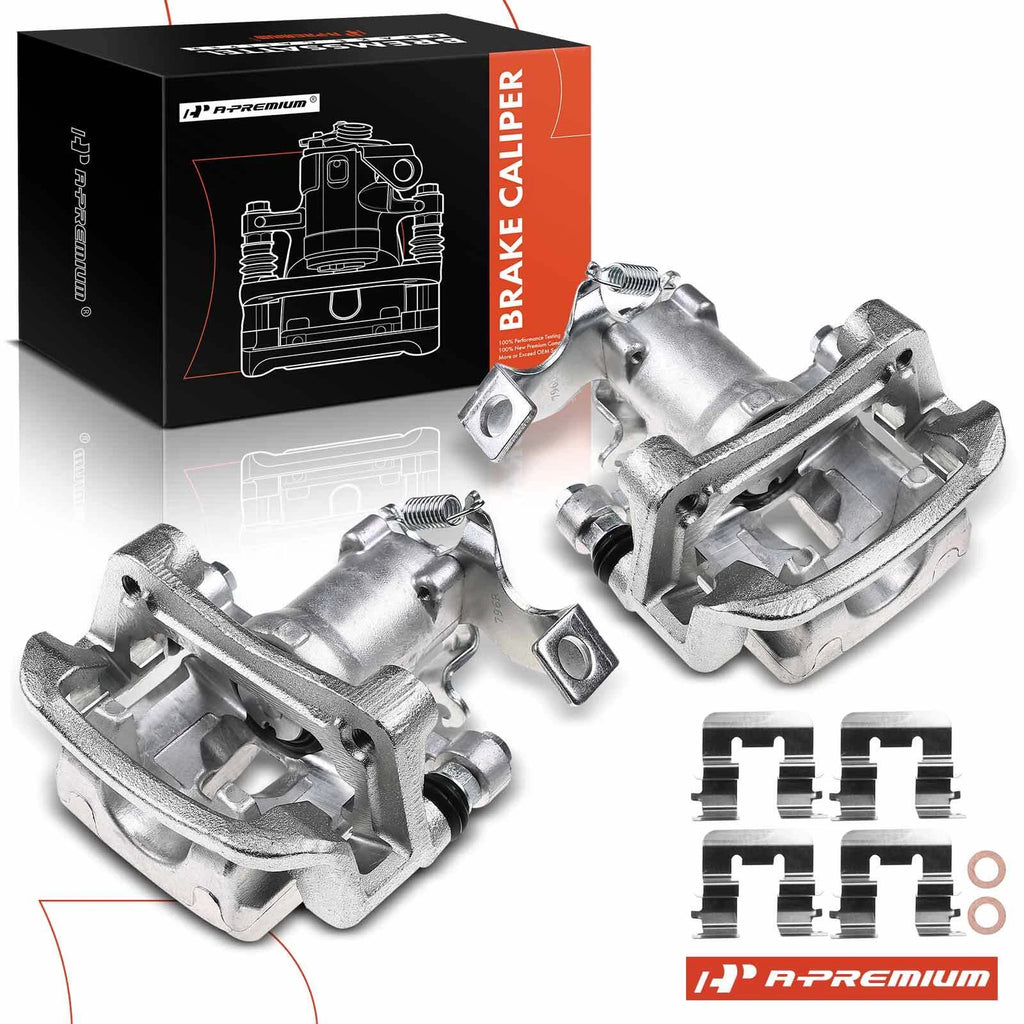 Pair Rear Disc Brake Calipers for Kia Soul (2014–2018)
