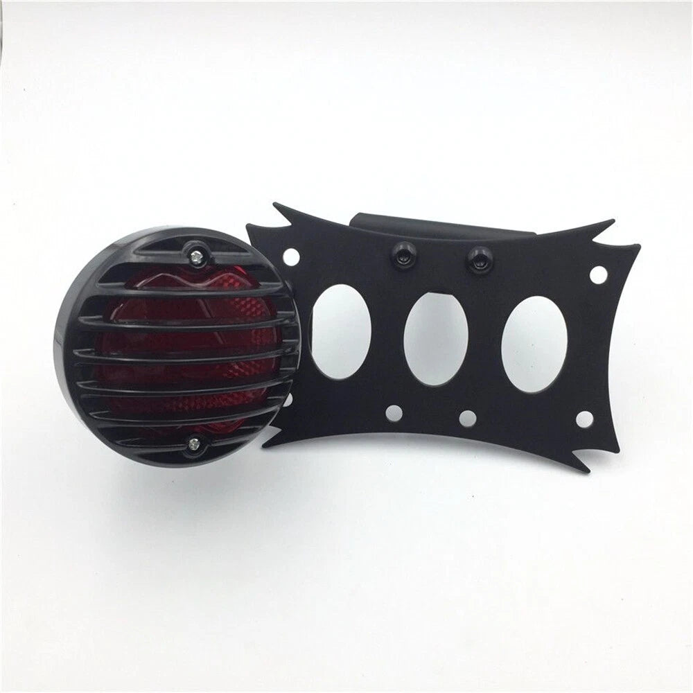 License Bracket & Tail Light for Harley Touring Bobber Chopper (Fits 2010–2023)