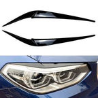 Headlight Eyebrow Eyelid Cover Trim for BMW X3 X4 G01 G02 (2018–2021)
