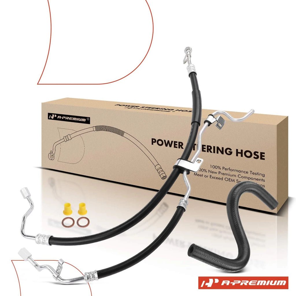 2X Power Steering Pressure & Return Line Hose for Subaru Impreza (2005–2007)