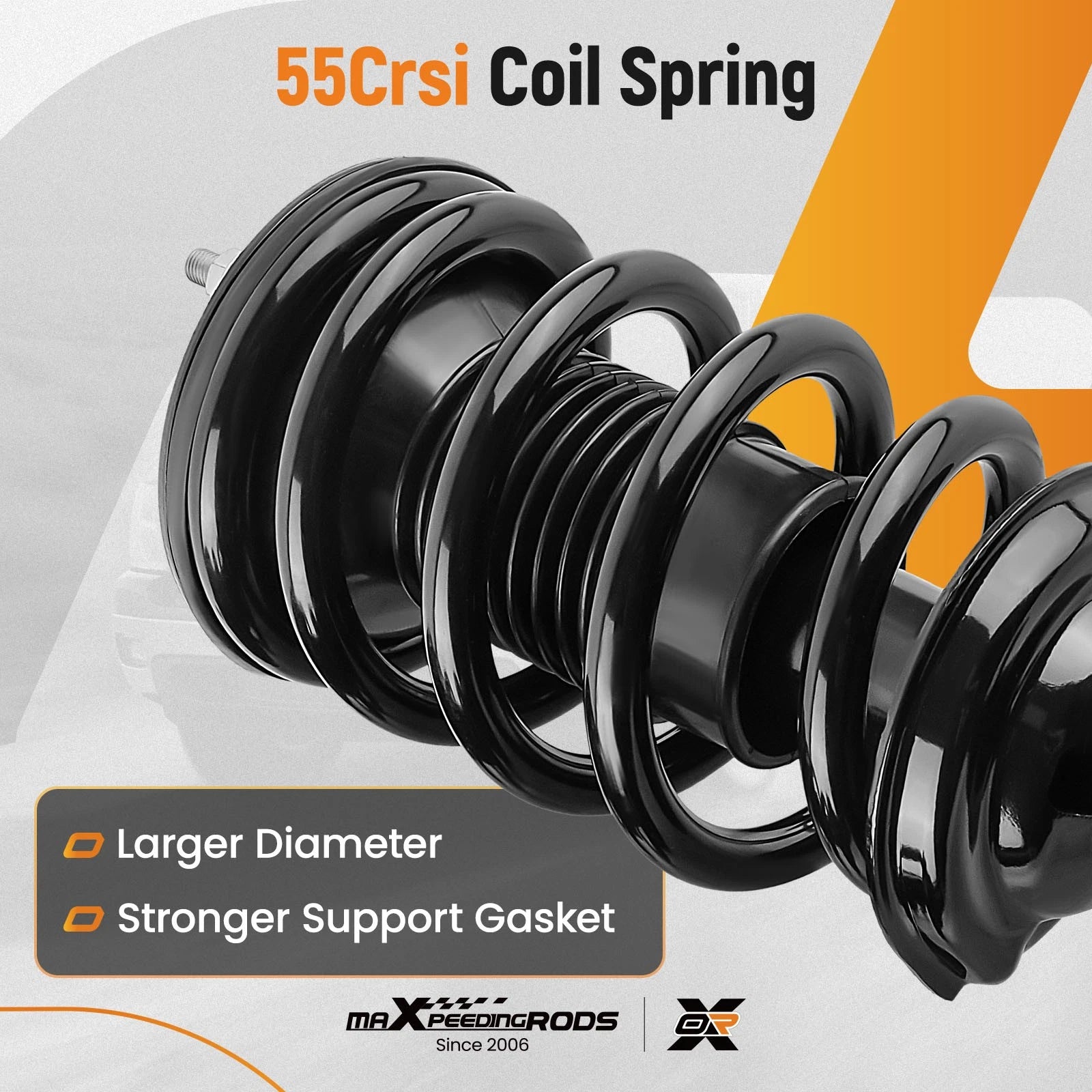 Pair Front Struts with Coil Spring Assembly for Toyota Tacoma (2005-2015)