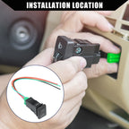 AUX Battery Push Button Switch Set for Toyota Landcruiser 4Runner 