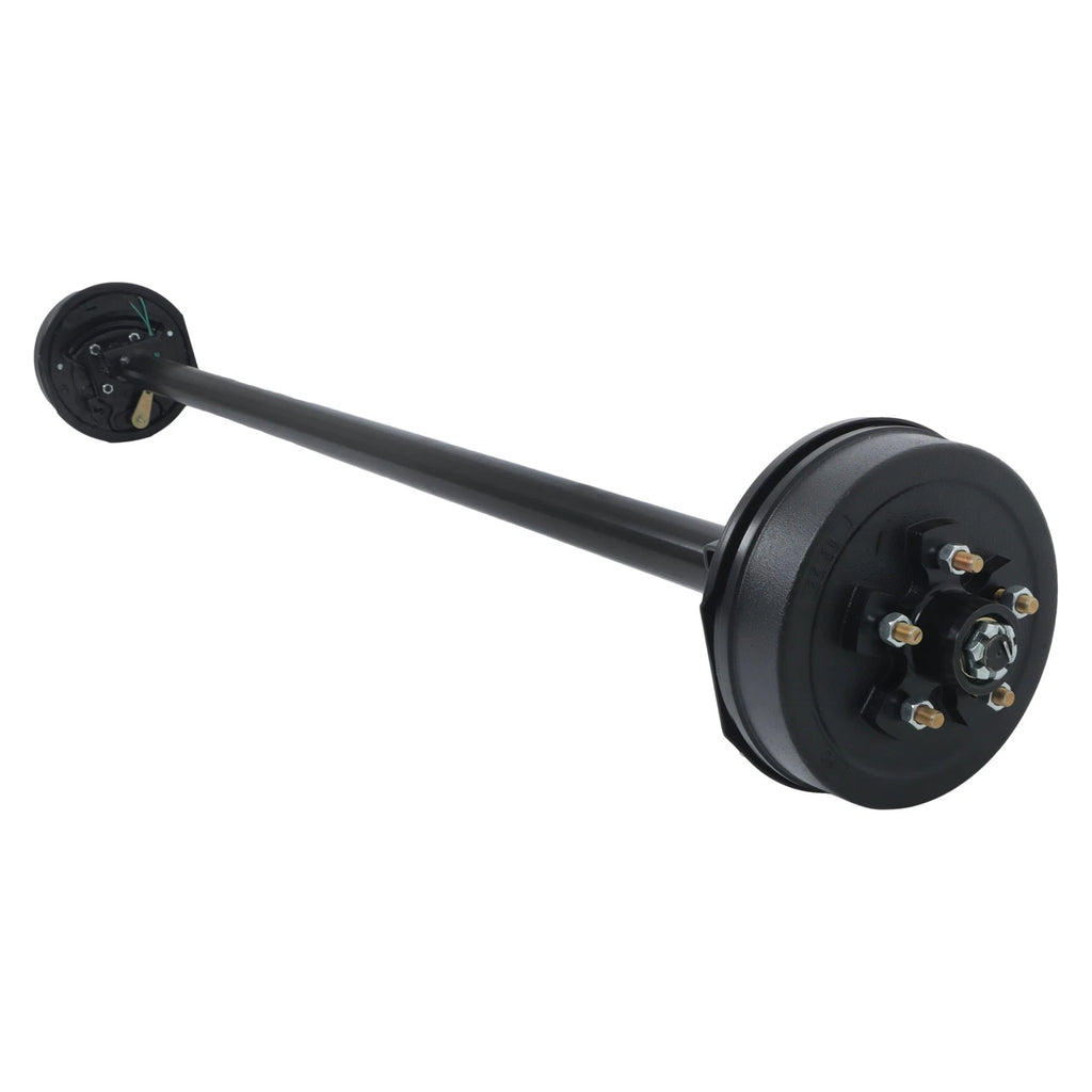 3500lbs Electric Brake Trailer Axle for 5 Lug (85" Hub Face, 70" Spring Center)