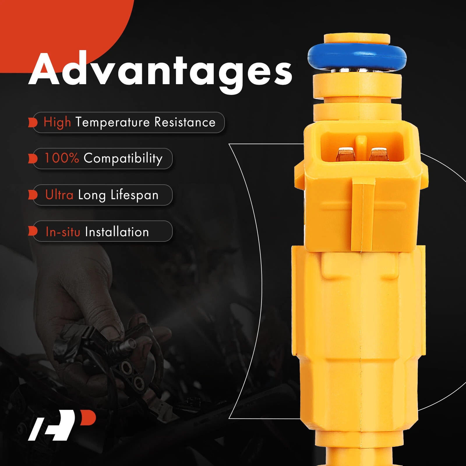 6x Fuel Injector for Jeep Grand Cherokee ZJ (1993–1998) Wrangler Comanche