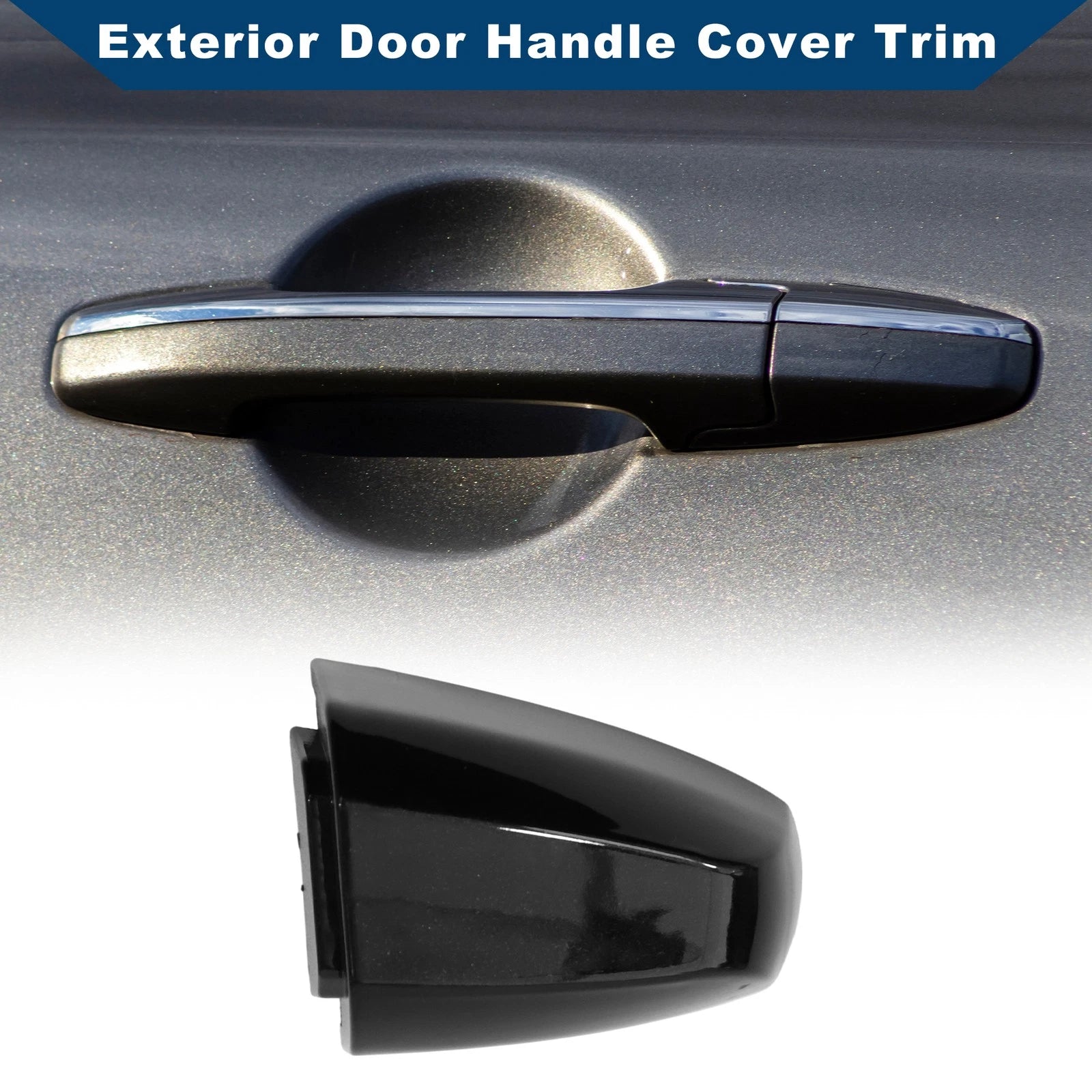 Exterior Door Handle Cover Trim for BMW X1 X2 X5 F15 X6 F16 (2014–2019) Blue ABS