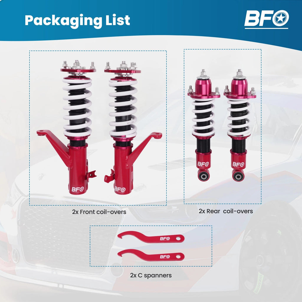Adjustable Coilovers for Honda Civic (2001–2005)
