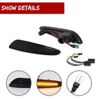 Smoked Amber LED Side Marker Lights for Mercedes W211 E-Class (2003–2006)