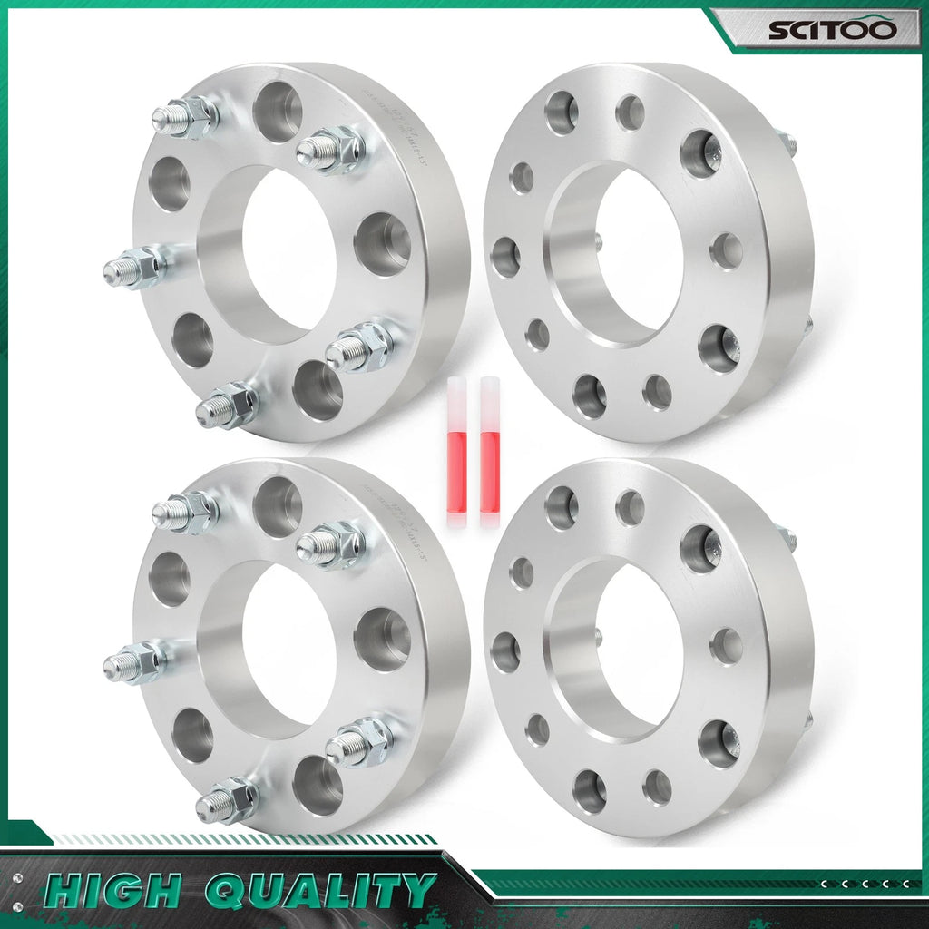 Set of 4 Wheel Adapters 5x5.5 to 5x150 1.5" M14x1.5 for Ram 1500 Classic (2019–2024)