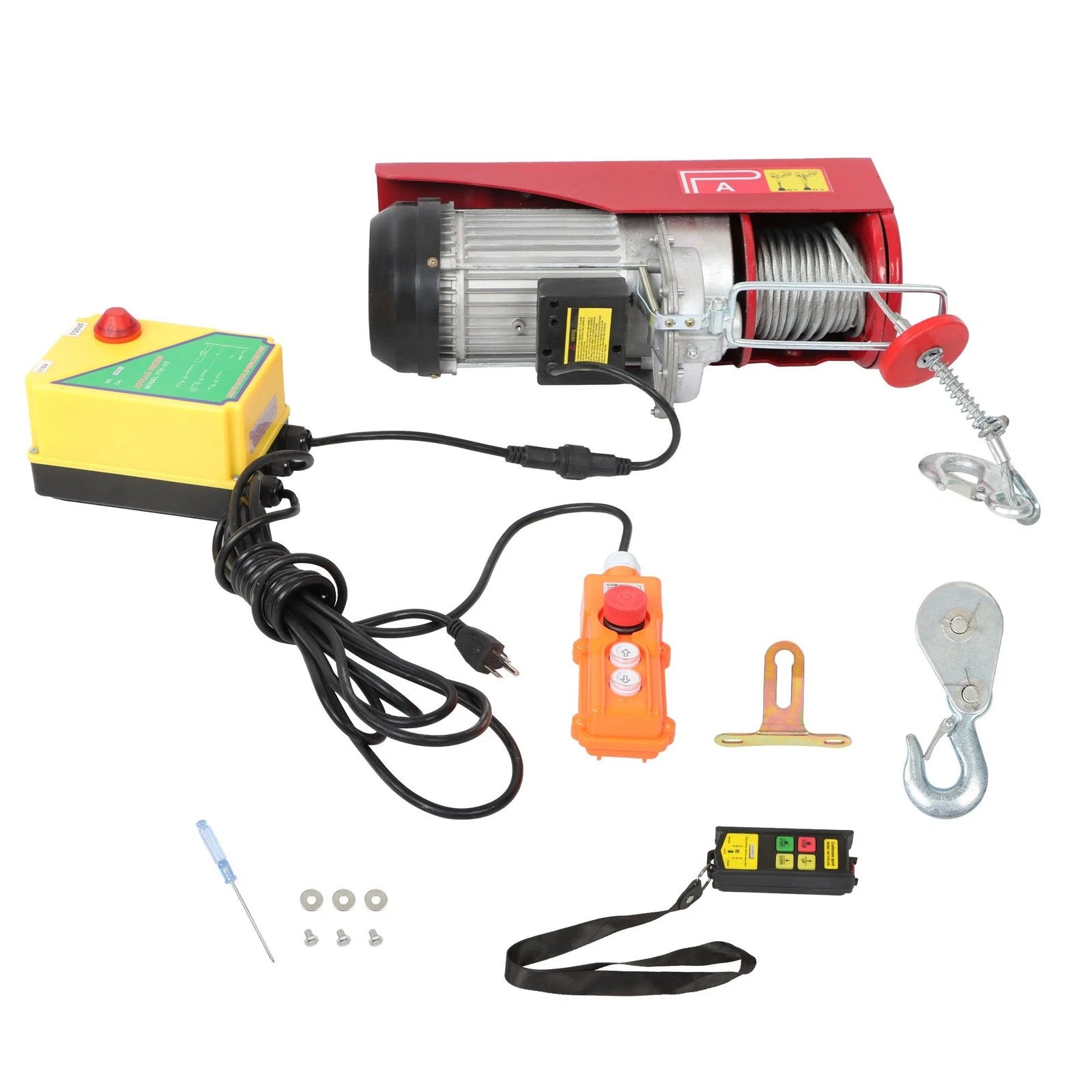 Electric Hoist for Crane (2200 lbs, Wireless Remote Control)