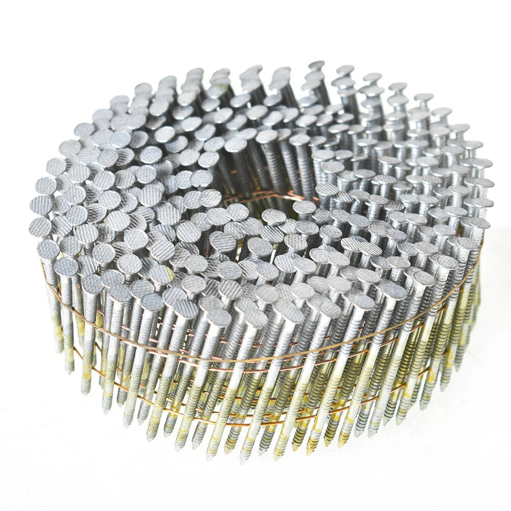 Set of 3600 Siding Nails 2" x 0.092" 15 Degree Collated Full Round Head