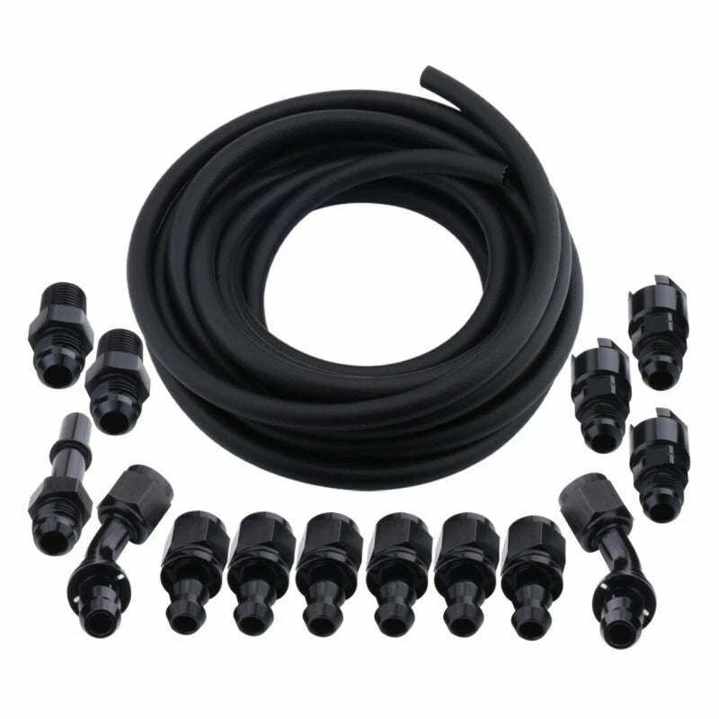 25FT 6AN Fuel Line Hose for EFI LS Fuel Injection
