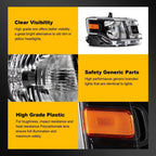 Right Side Headlight with Bulbs for Ford Flex (2013–2019)