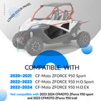 Aluminum Lower Door Half Panel Inserts for CFMOTO ZFORCE 950 Sport (2020–2024)