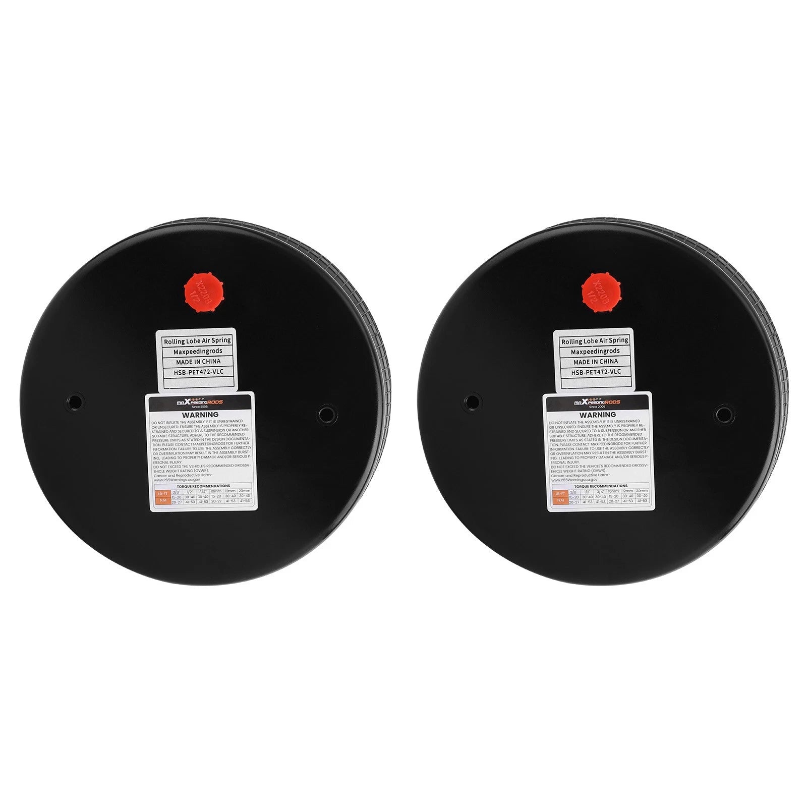 2X Air Suspension Bellow Bags for Goodyear Firestone