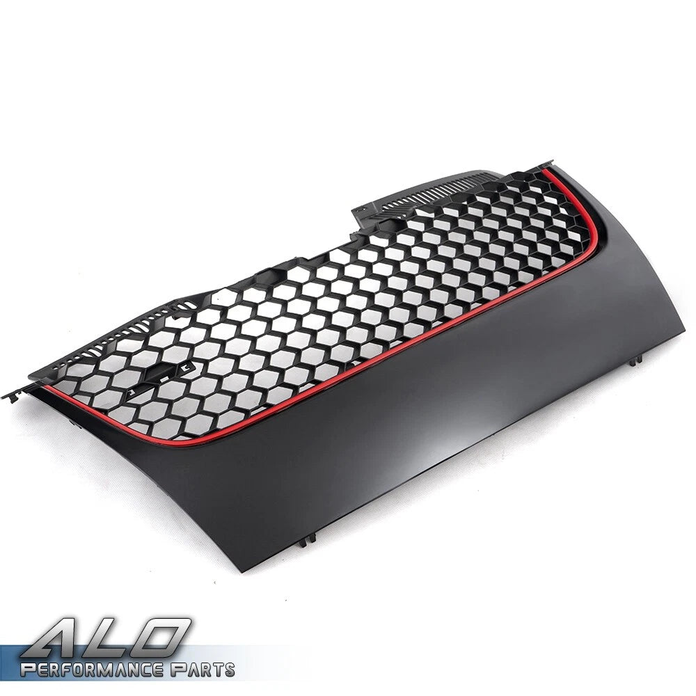 Front Bumper Upper Honeycomb Grille for VW GTI GLI Jetta MK5 (2006–2009)