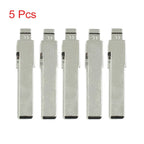 5pcs Metal Uncut Insert Blank Blade Key for Audi A6 