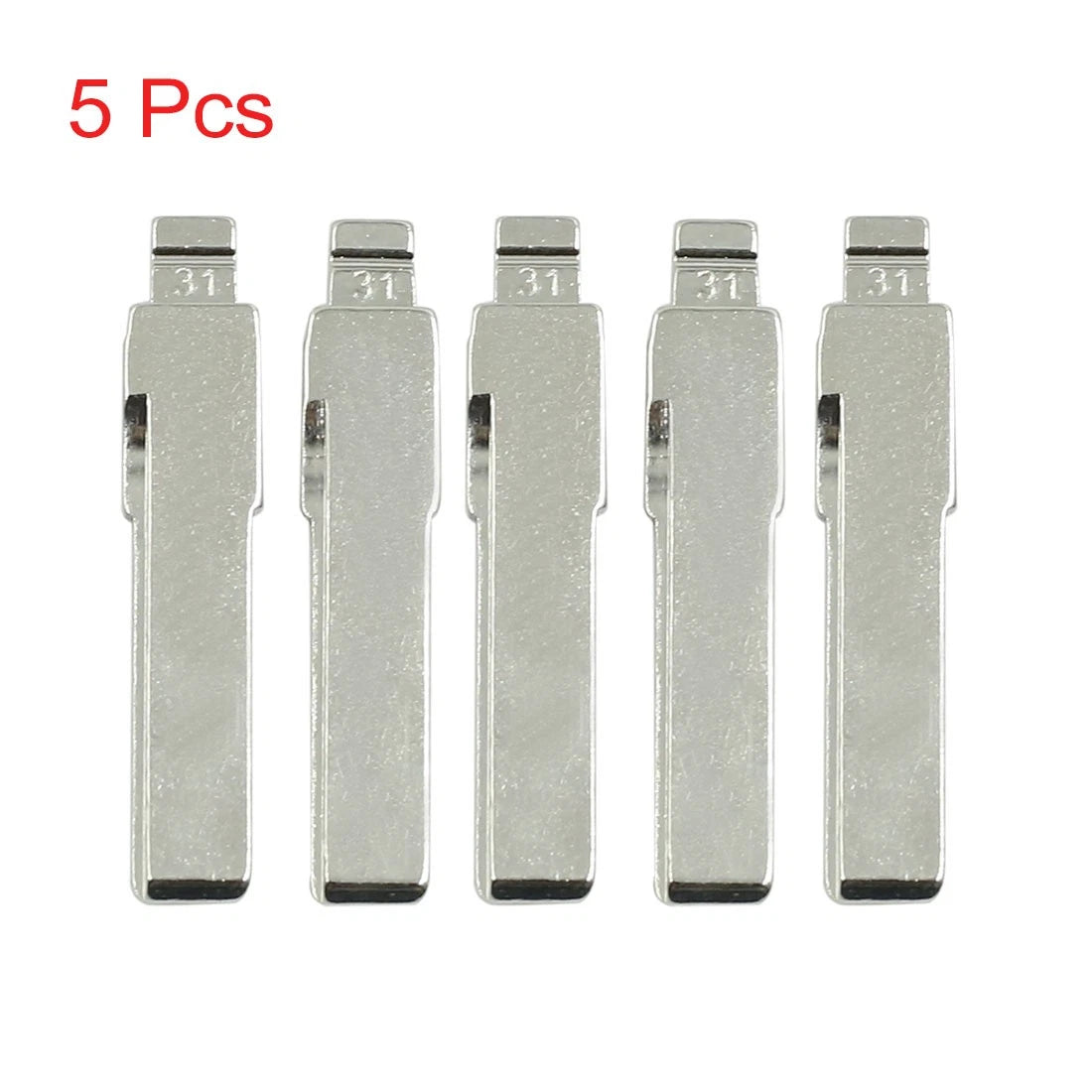 5pcs Metal Uncut Insert Blank Blade Key for Audi A6 