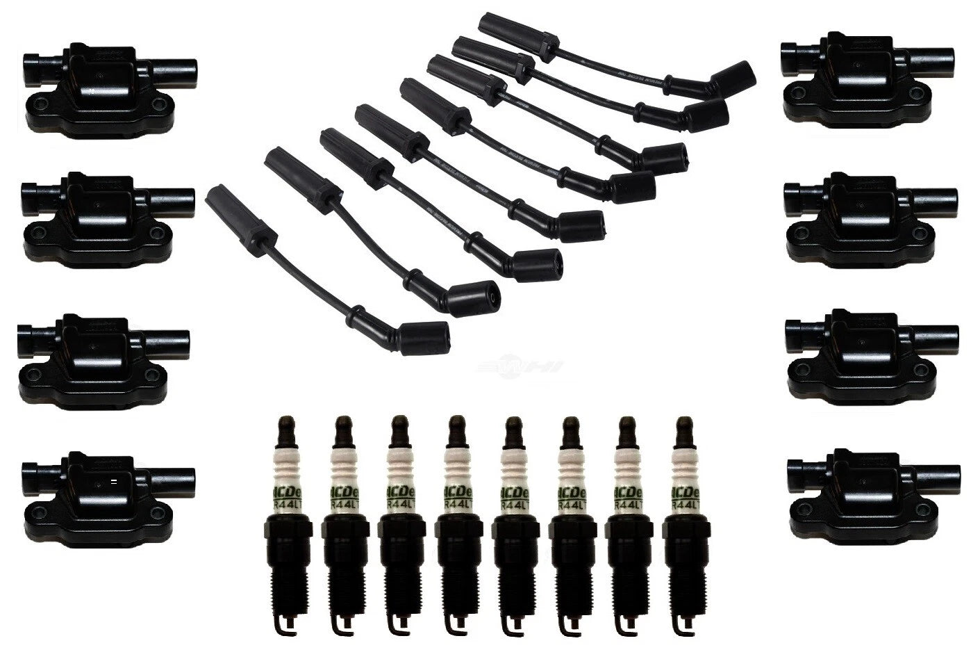 Set of 8 Ignition Wires & 8 Spark Plugs for Chevrolet Corvette (2005–2013)