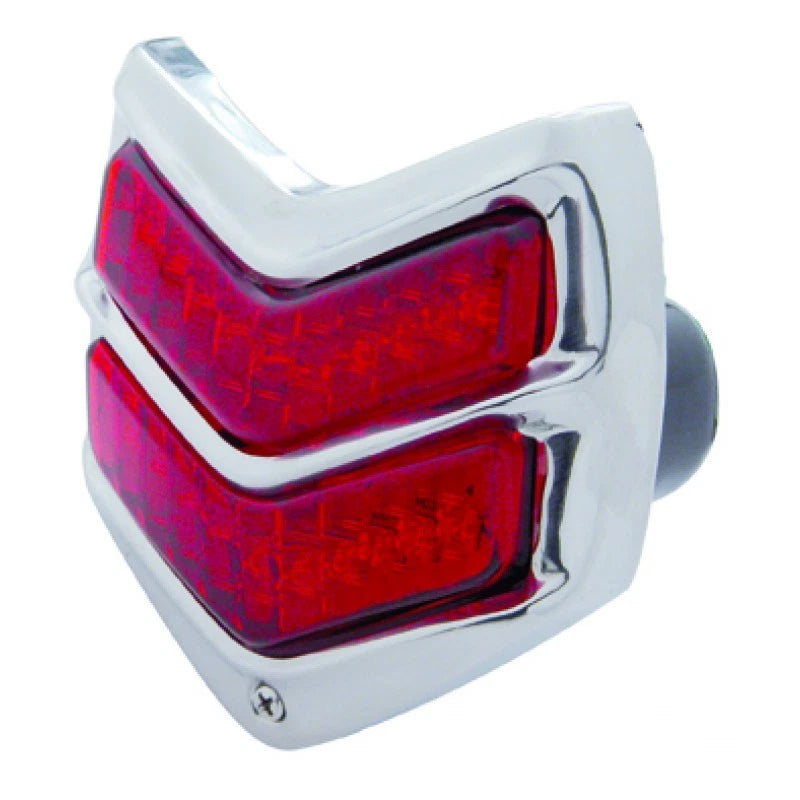LED Tail Lights Pair with Stainless Steel Rim for 1940 Ford (Turn Brake)