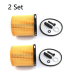 2Pcs Oil Filter 26350-2M000 for Hyundai Elantra, Kia Sorento, Rio (1.6L)